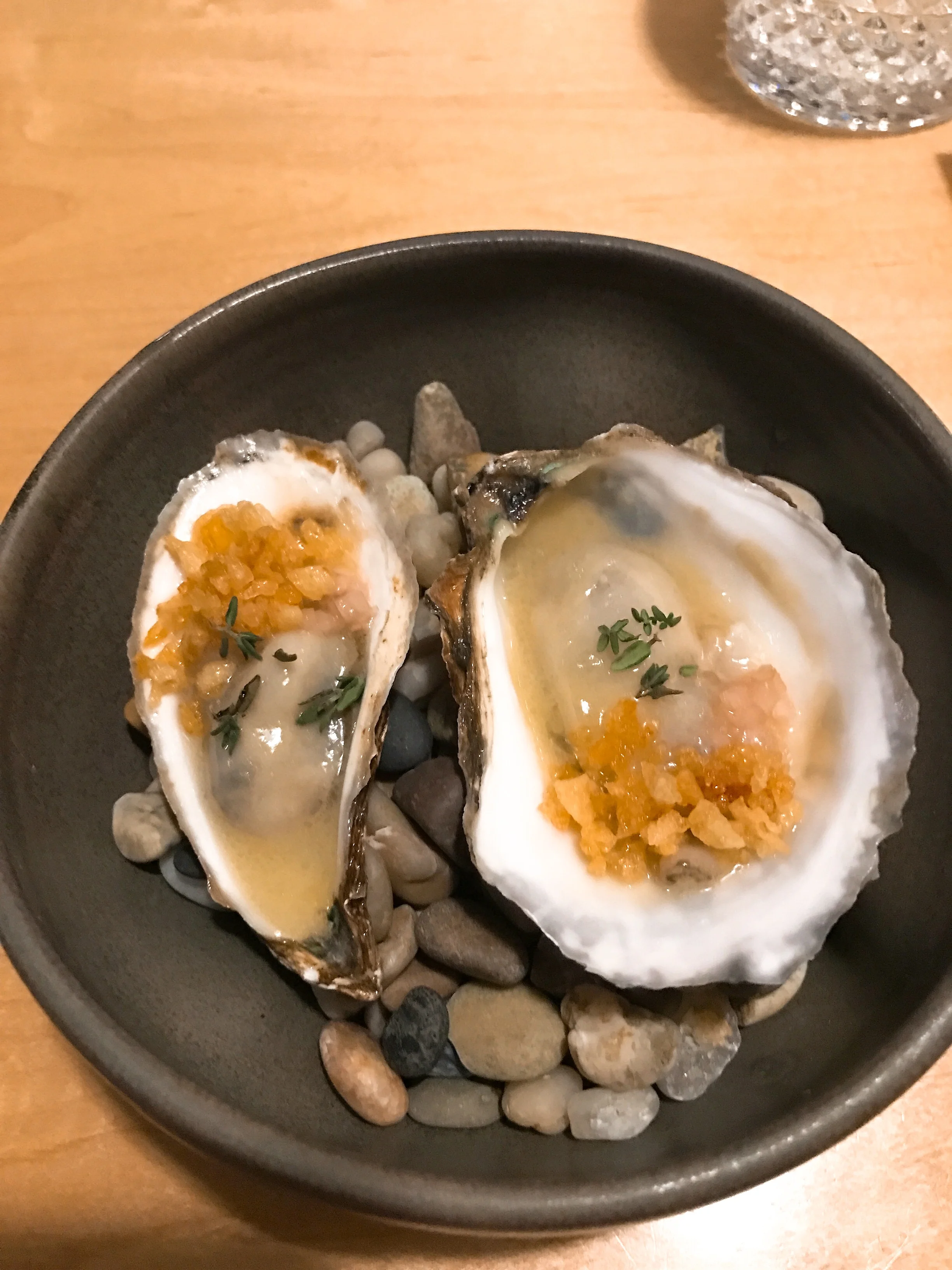 Oysters+Ham