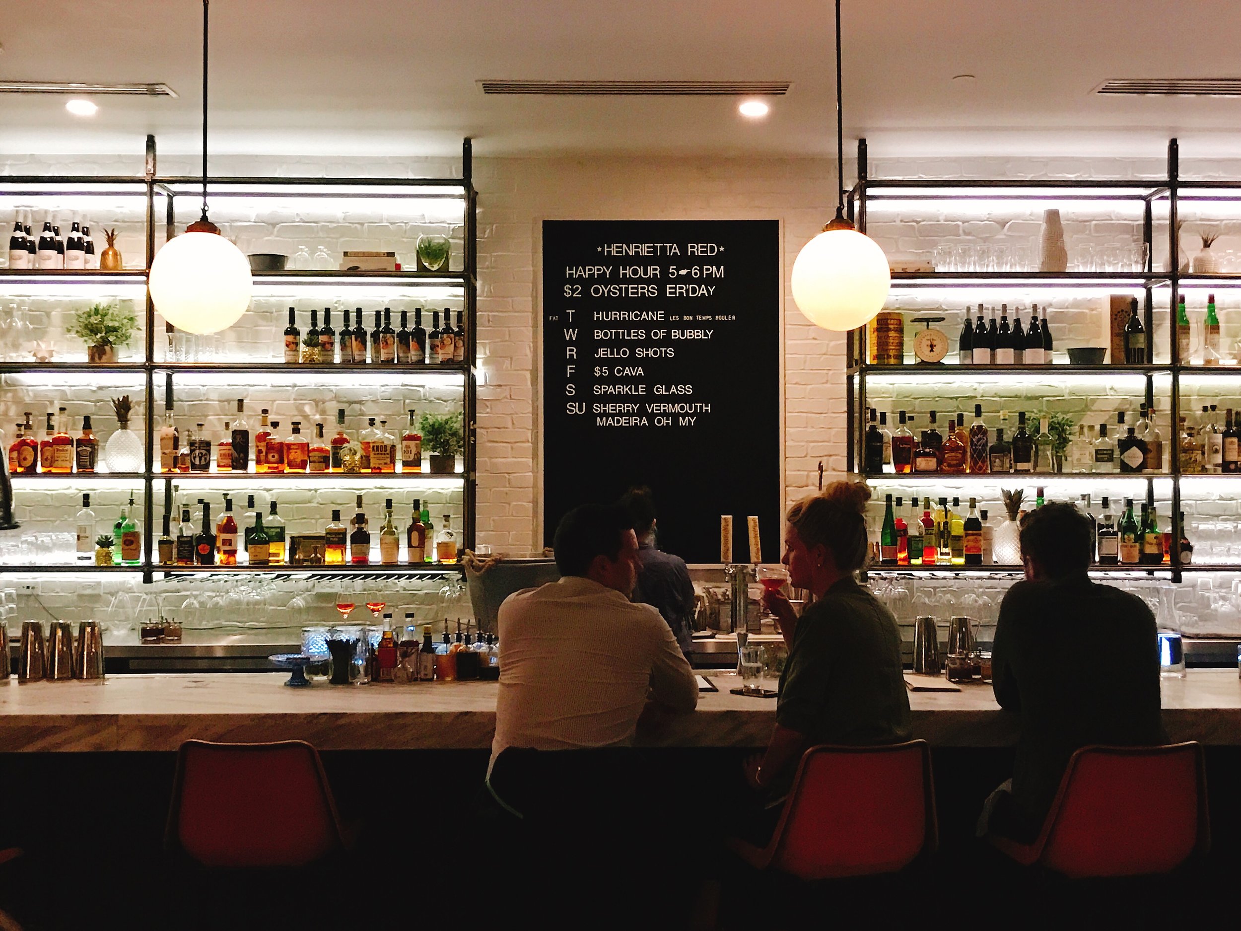 One of Two Bars at Henrietta Red