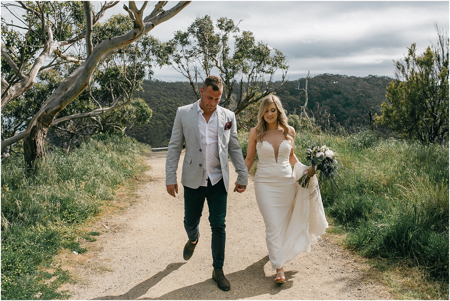 Renee and Ash's real elopement in Lorne on the Great Ocean Roadwith the ceremony at erskin falls._0061.jpg