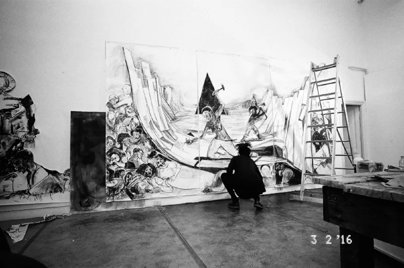 Works in process, 2016. Kara Walker (American, born 1969). Courtesy Kara Walker. Photo: Ari Marcopoulos
