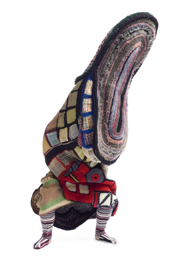 Nick Cave, Soundsuit , 2011, mixed media including rugs, afghans, metal, fabric, and mannequin, 98 1/2 x 21 1/2 x 20 inches, Inventory #NC11.017, ©Nick Cave. Photo by James Prinz Photography. Courtesy of the artist and Jack Shainman Gallery, New York.
