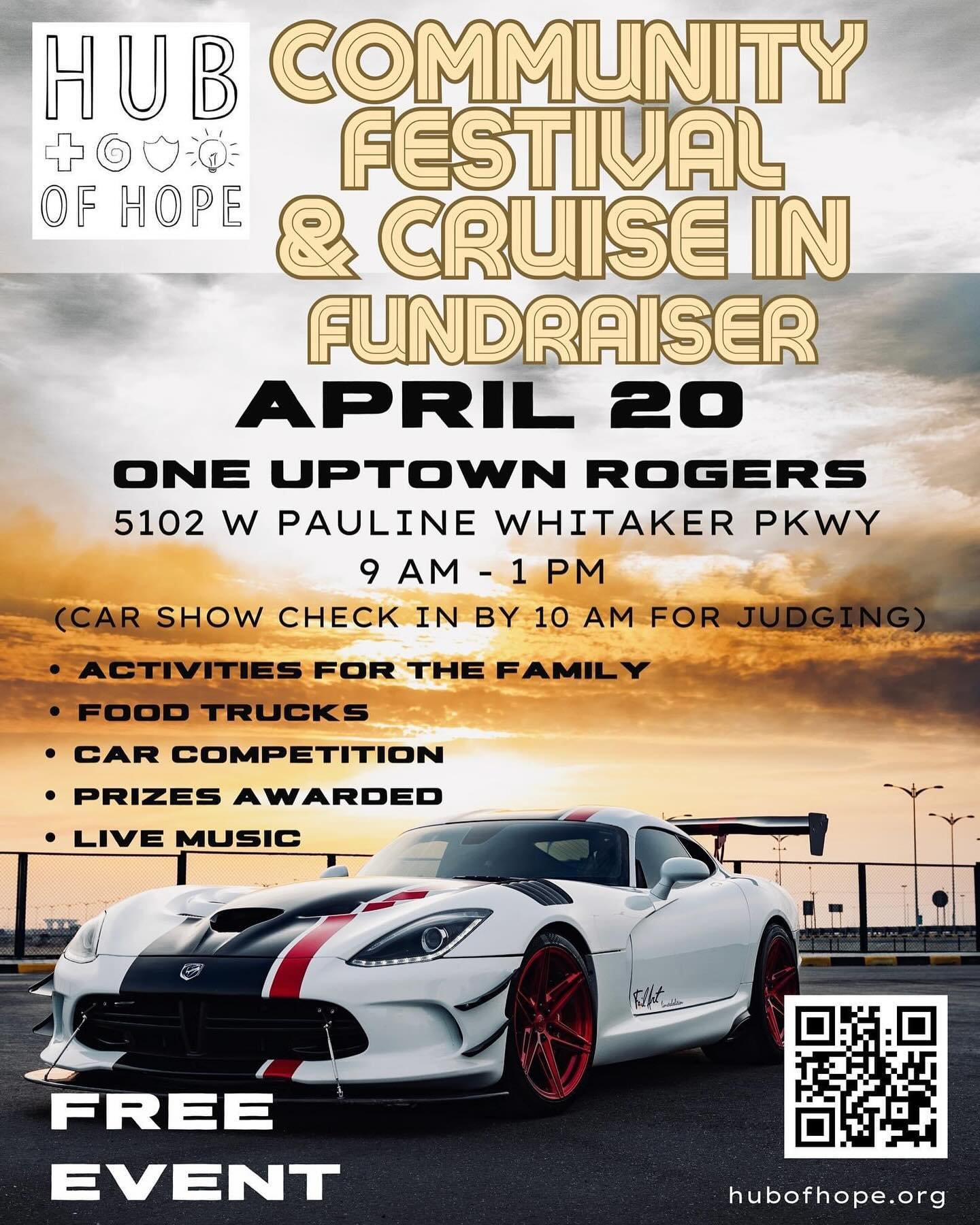 It&rsquo;s going to be a busy weekend in NWA for car enthusiasts - we are excited to be part of both of these charity events with @hubofhopenwa and @spectre.nwa !

#expressrally #driversonly #hubofhope #spectrenwa #carcommunity #northwestarkansas