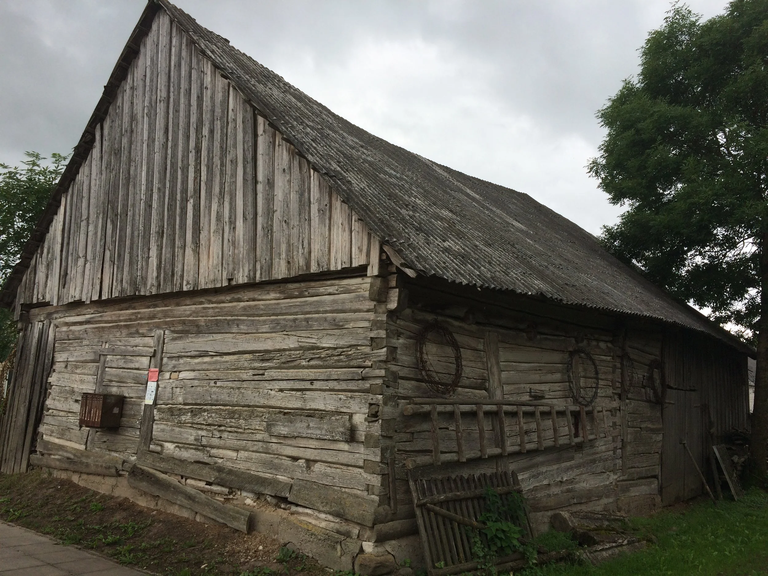 This old barn may have been here when my family lived in Batakiai.