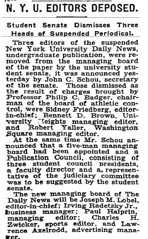 New York Times 5 Mar 1933