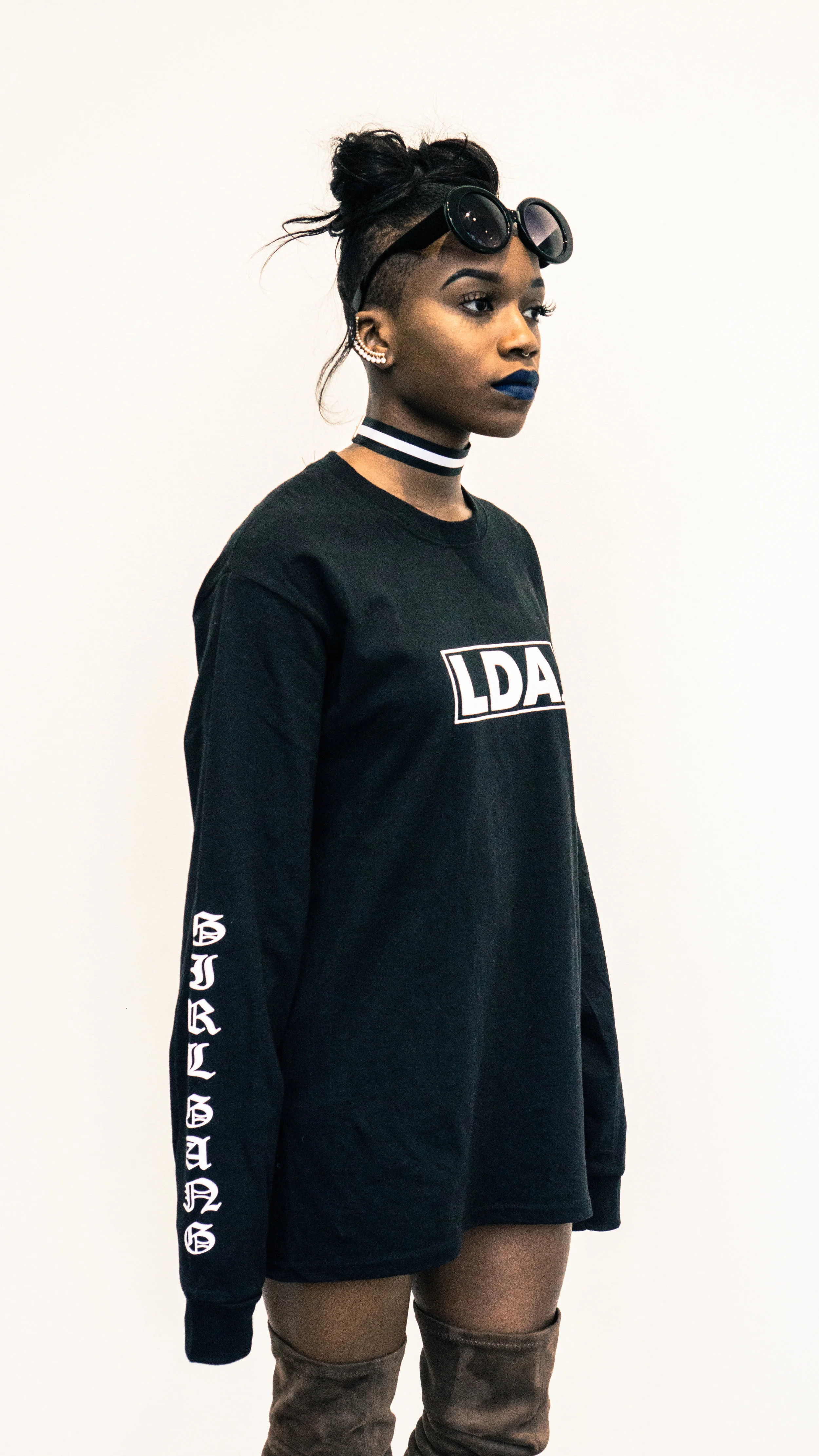 LDA: Girl Gang x Champion Long sleeve tee