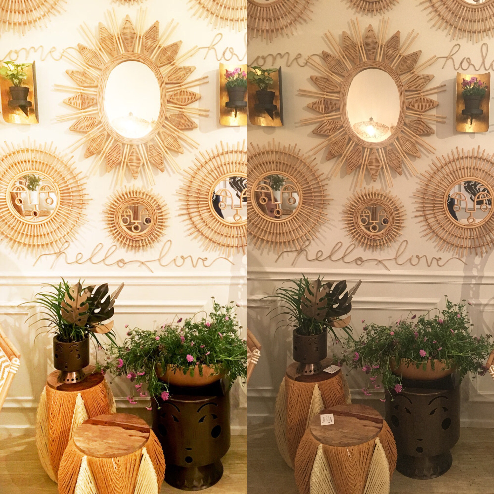 Design show photo edit (after vs before)