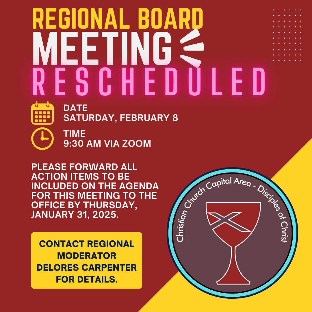 CCCA Events Calendar — Christian Church Capital Area