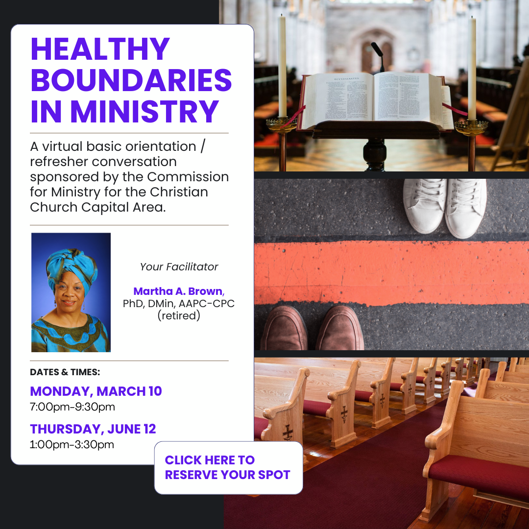 Healthy Boundaries In Ministry Webinar