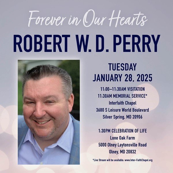 Memorial Service for Rob Perry