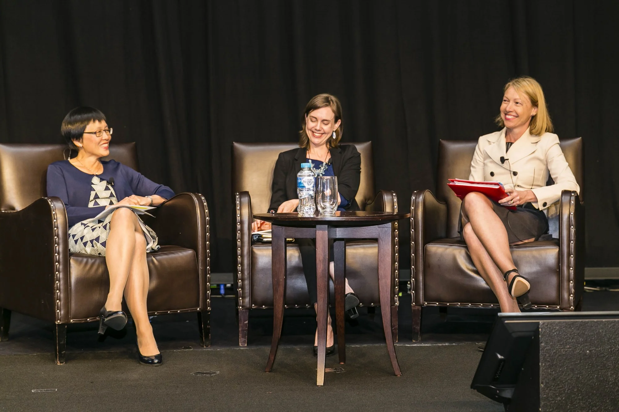 Dr Katie Spearritt (at right). Photo: Actuaries Institute (National Conference).