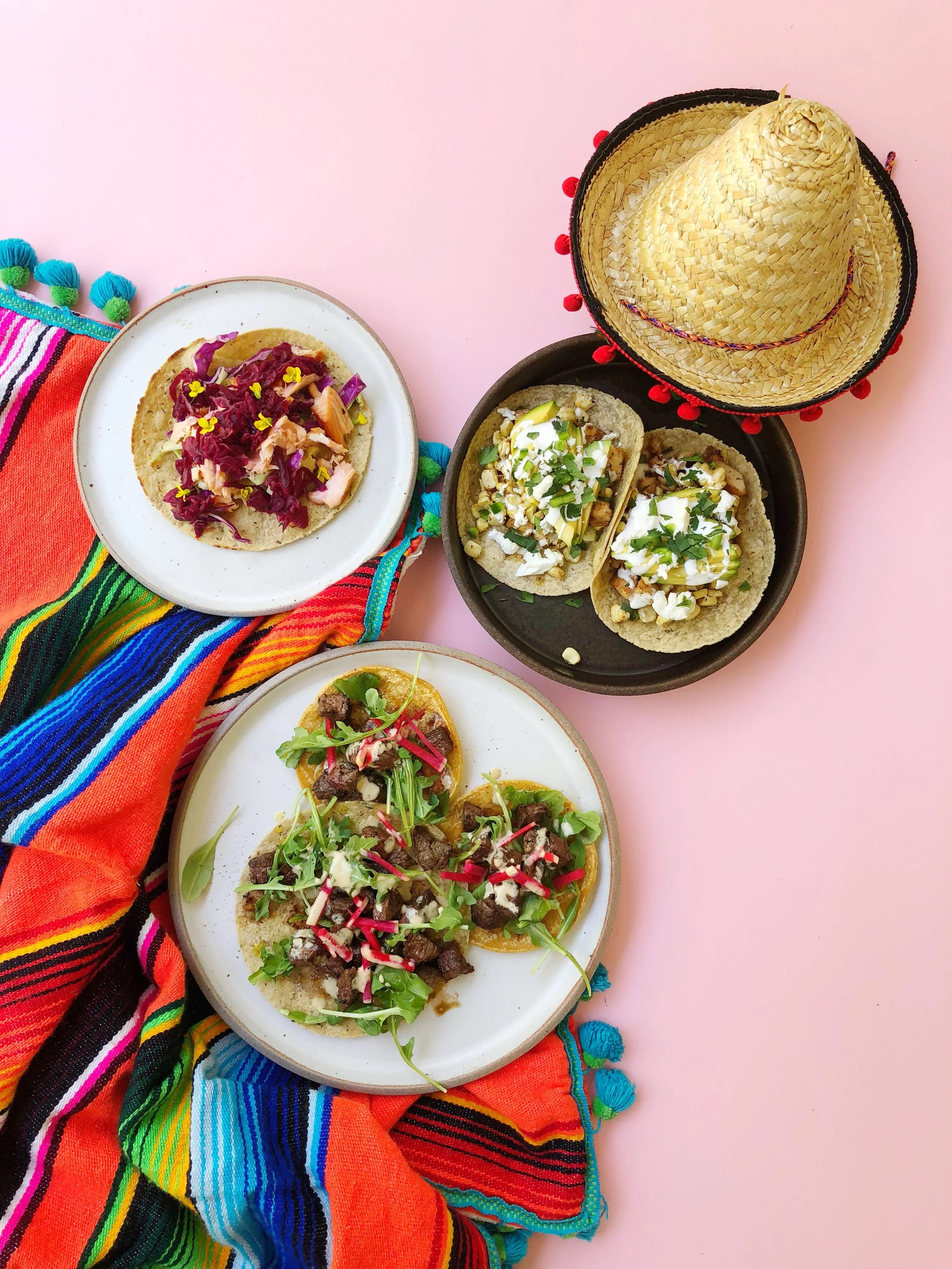 TACOS THREE WAYS!  