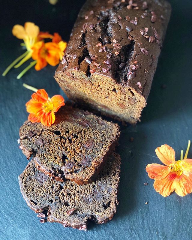 I&rsquo;ve been dreaming about a slice of my Cinnamon Kiss Chocolate Chaga Banana 🍌 Bread all week. I&rsquo;m gonna have to throw a batch together for the long weekend! Recipe on the blog ☝🏻 @superfoodsseasoning 💋