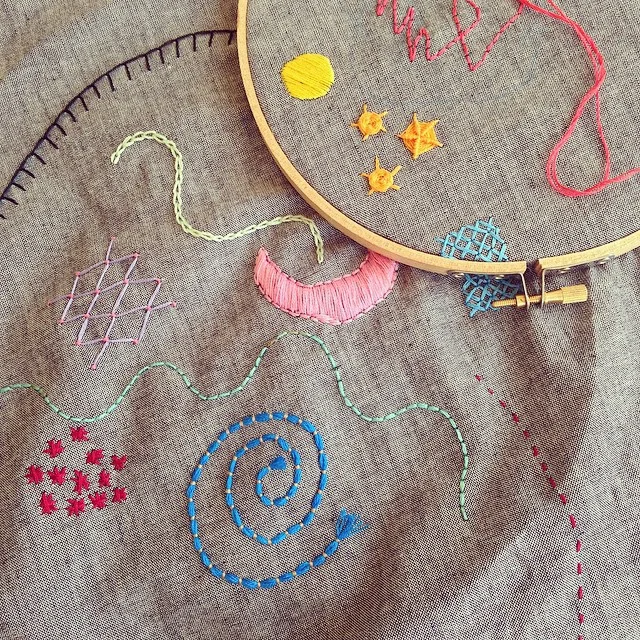 I obsessively do embroidery in the evenings and need to pass on some of my creations!