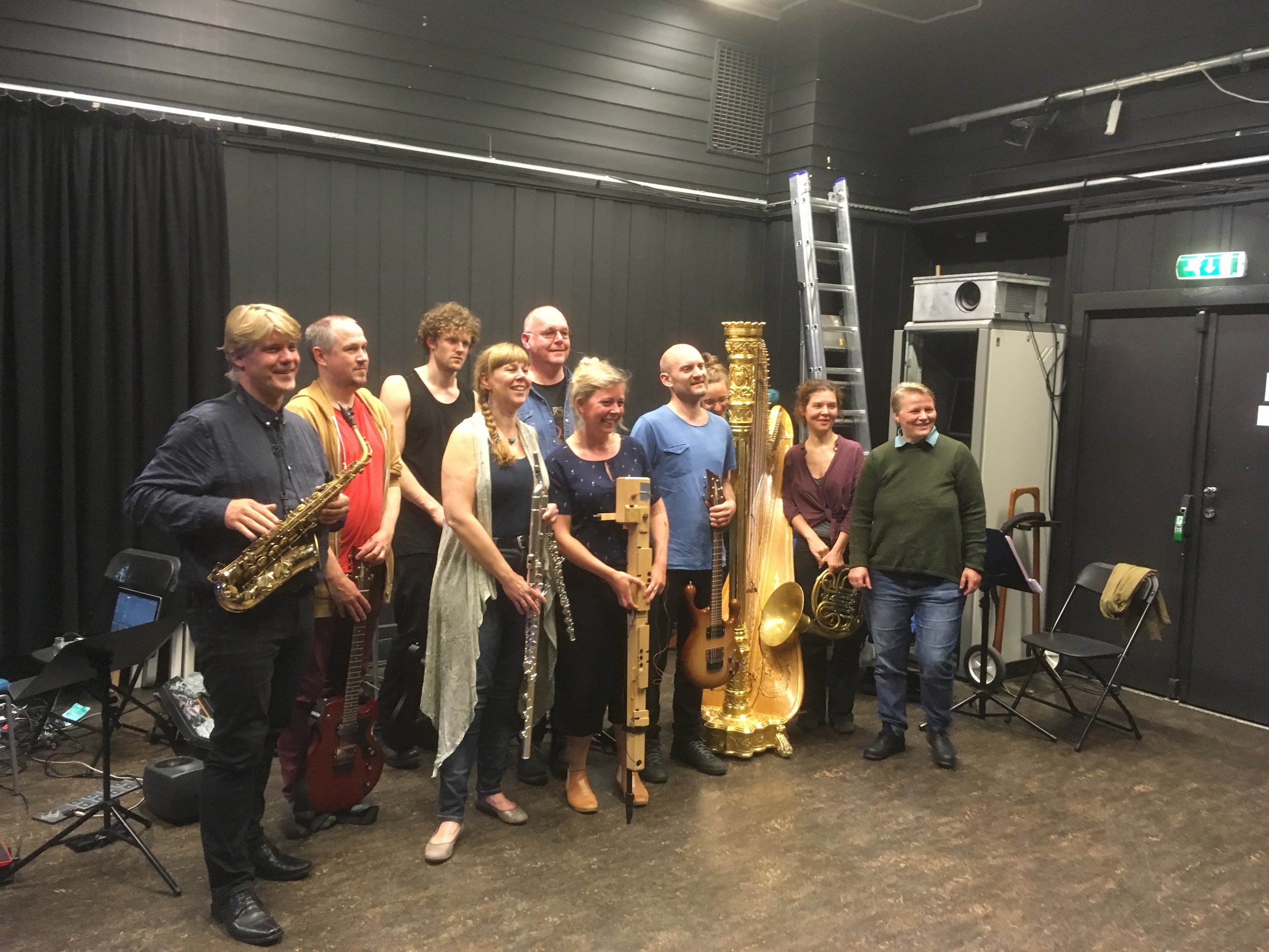 Parcour, Krock, Rank and me after concert in Oslo