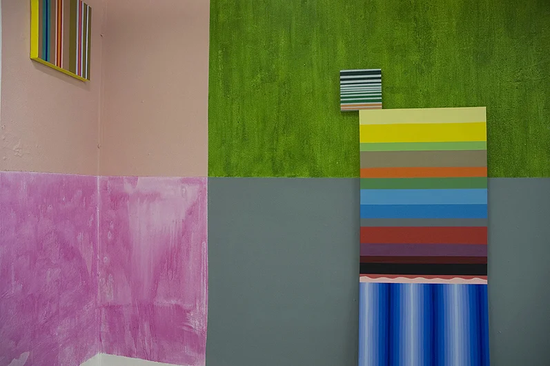  Stripes Across. Installation view       