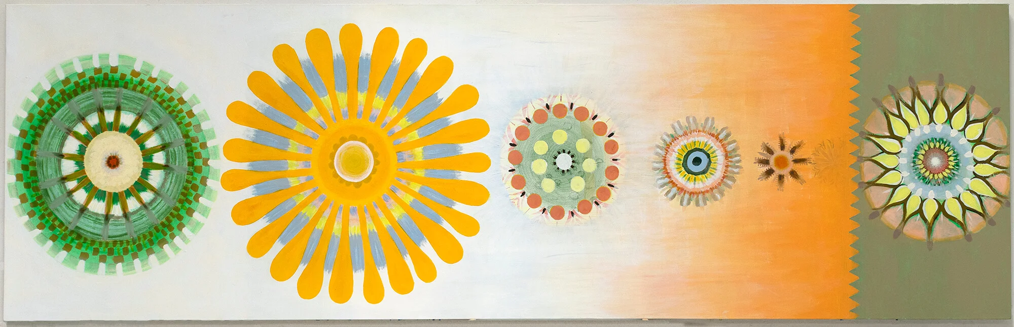 Acrylic on canvas. No title. 2015. 210 x 60 cm.