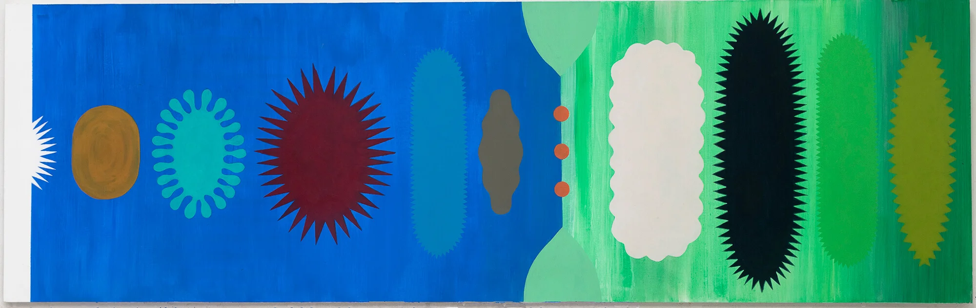 Acrylic on canvas. No title. 2015. 210 x 60 cm.