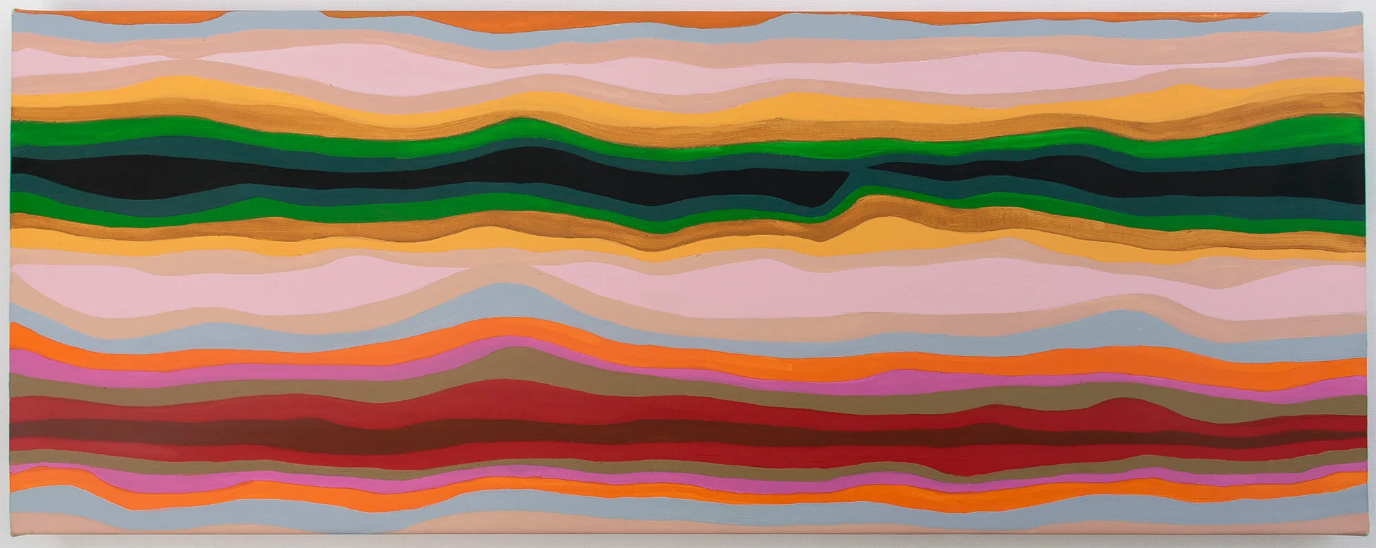 Acrylic on canvas, 30 x 80 cm. 2012