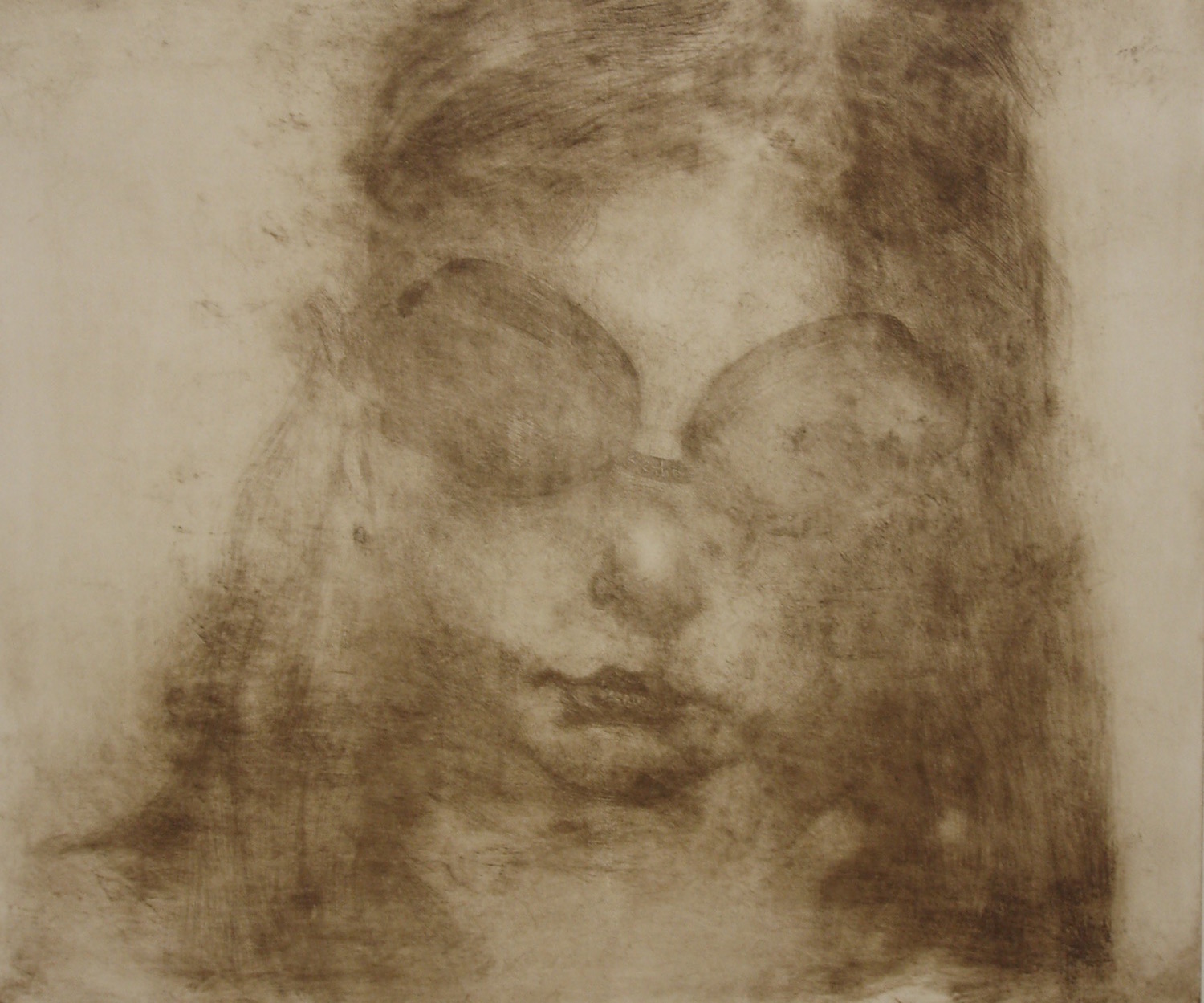  'Daughter' Etching 50x 40cm edition sold 