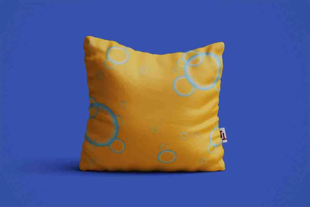 BUBBLE Orange Pillow.jpg
