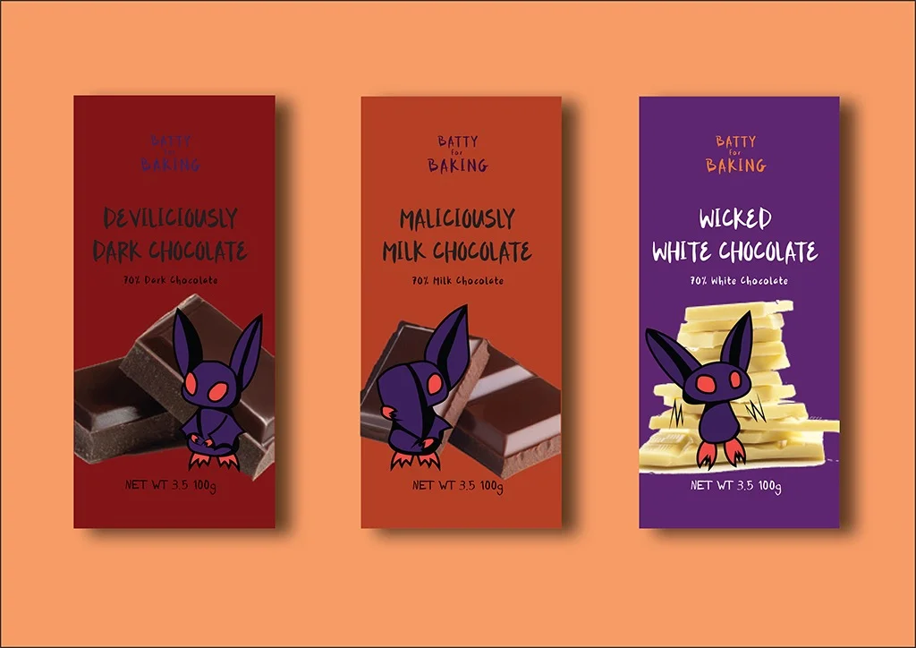 Batty for Baking Package Design