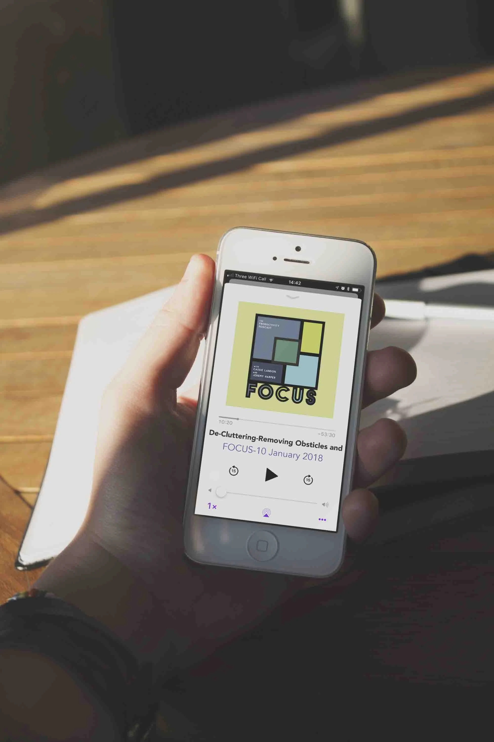 Original 'FOCUS' Podcast Identity UX Design