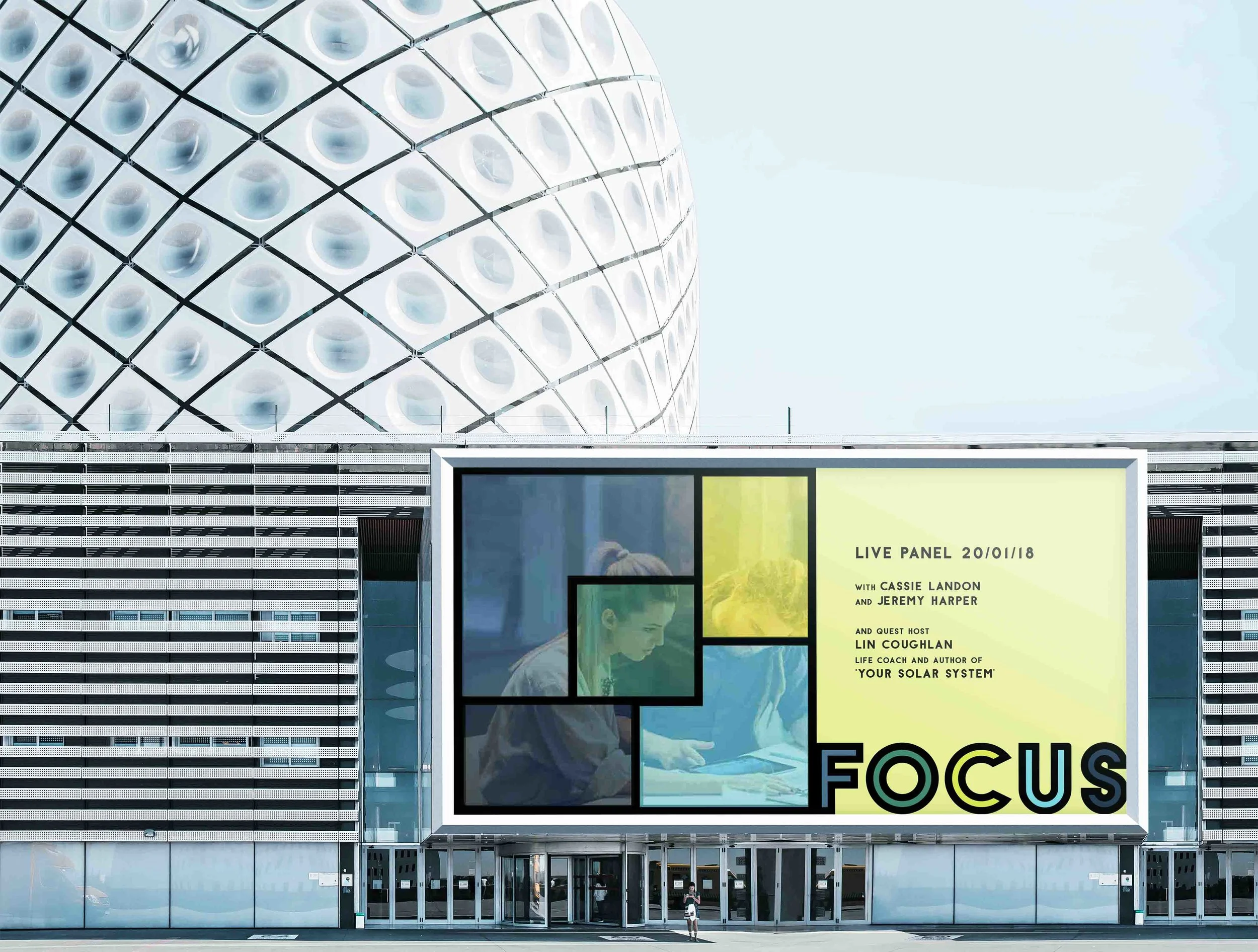 Original podcast 'FOCUS' live event campaigb