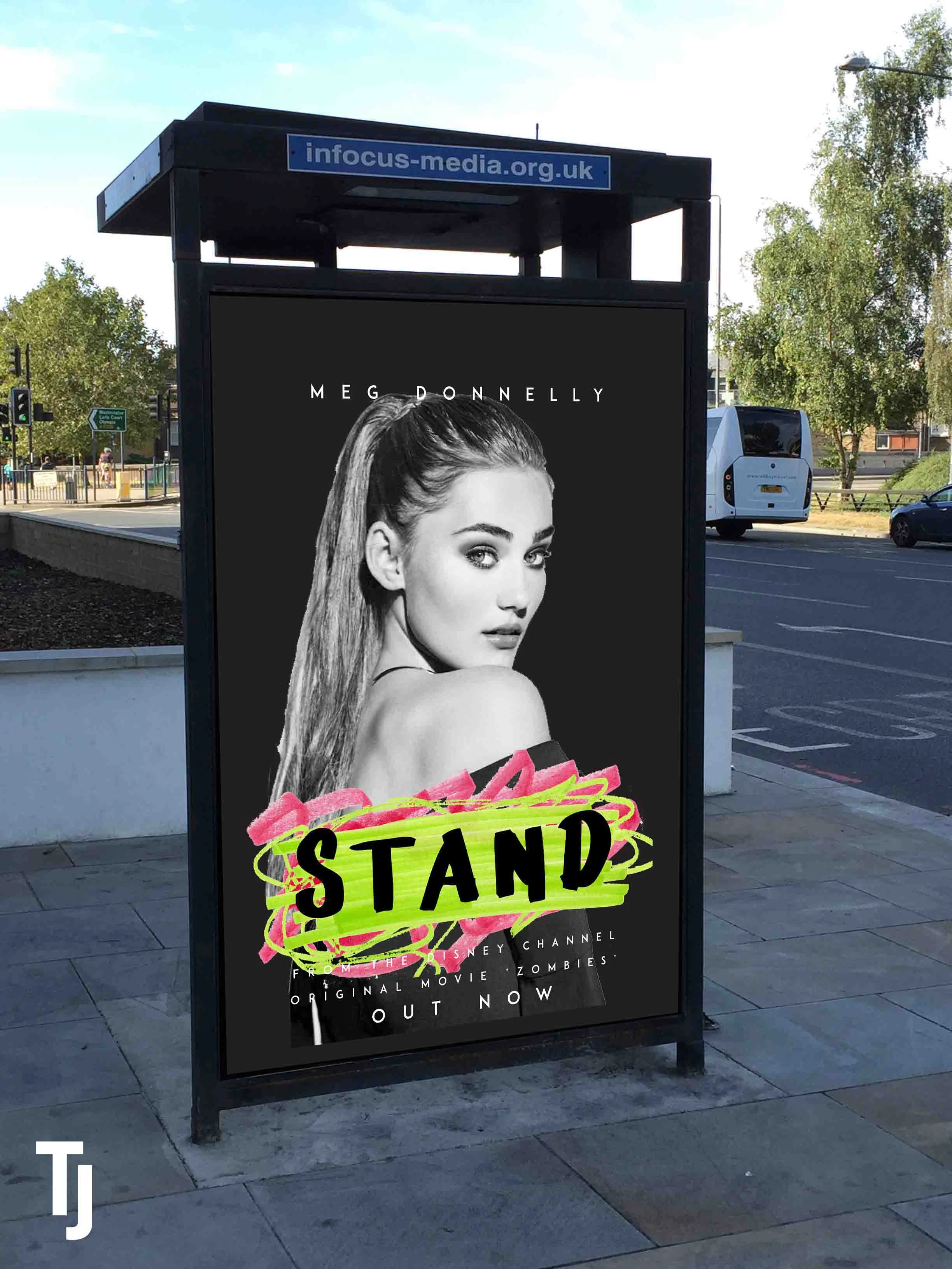 Music Album Cover Design 'Stand' Poster Design