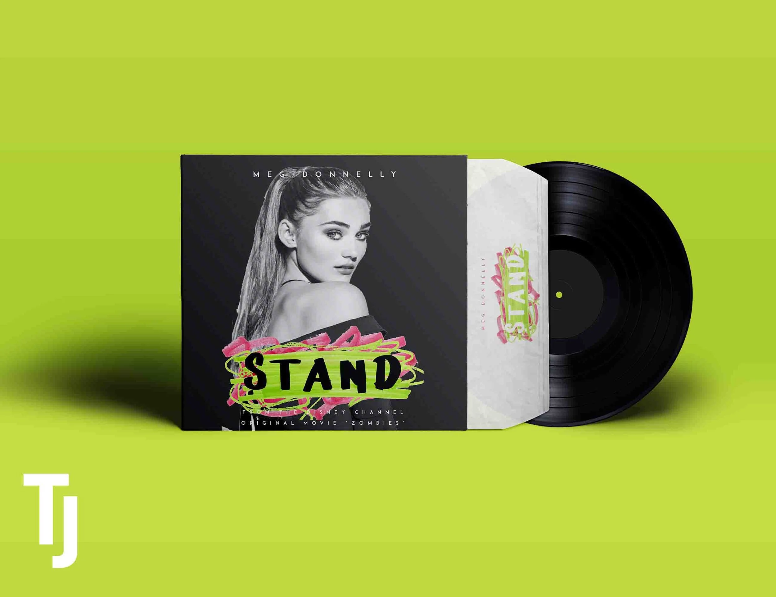 Music Album Cover Design 'Stand' Record Sleeve Roll Out