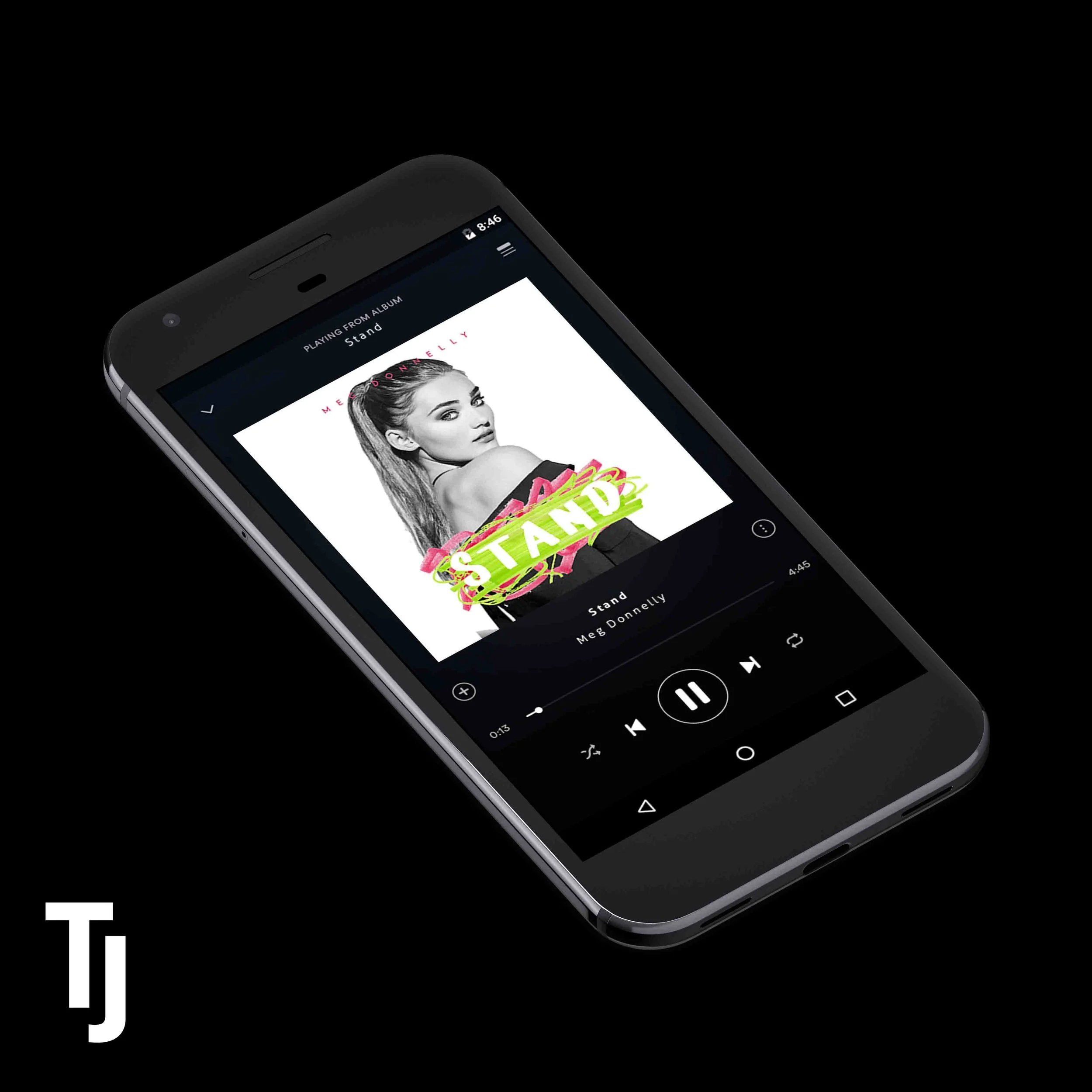 Music Album Cover Design 'Stand' Digital Design