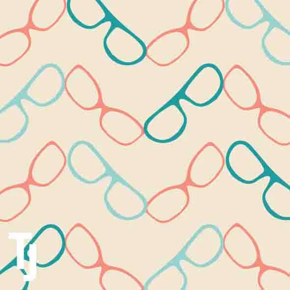 'Glasses' Wallpaper Collection, swatch 2