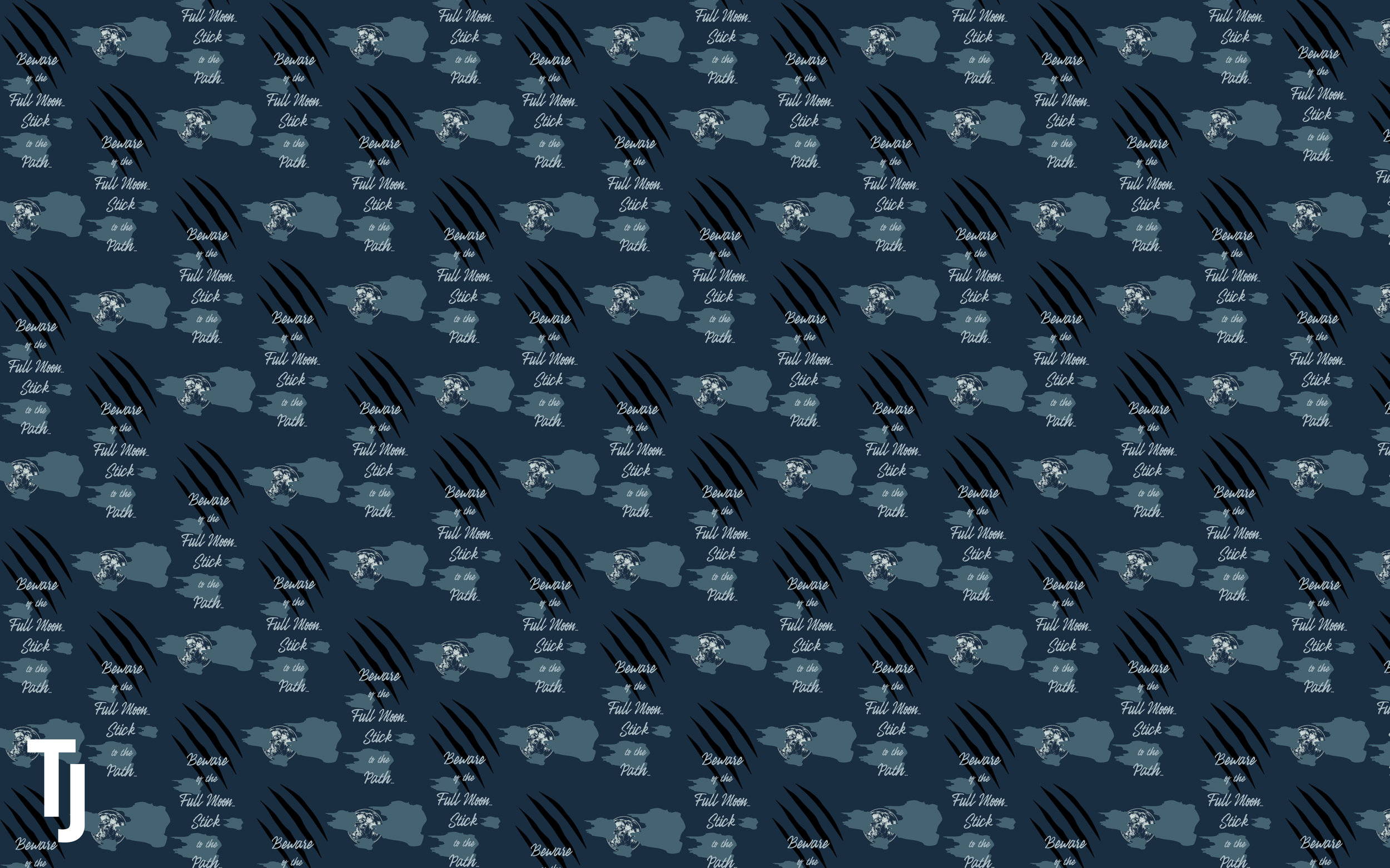'Beware the Full Moon' Wallpaper