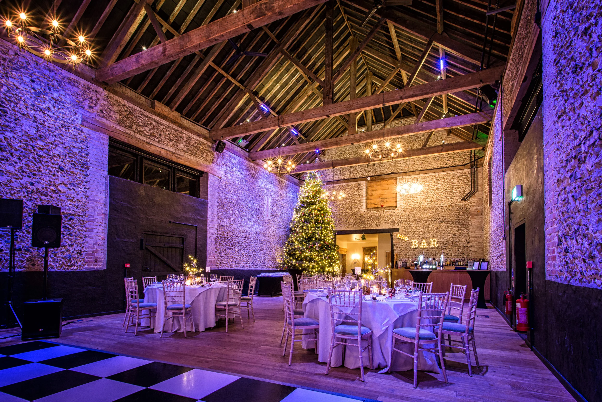 Three course seasonal meal in The Granary Barn