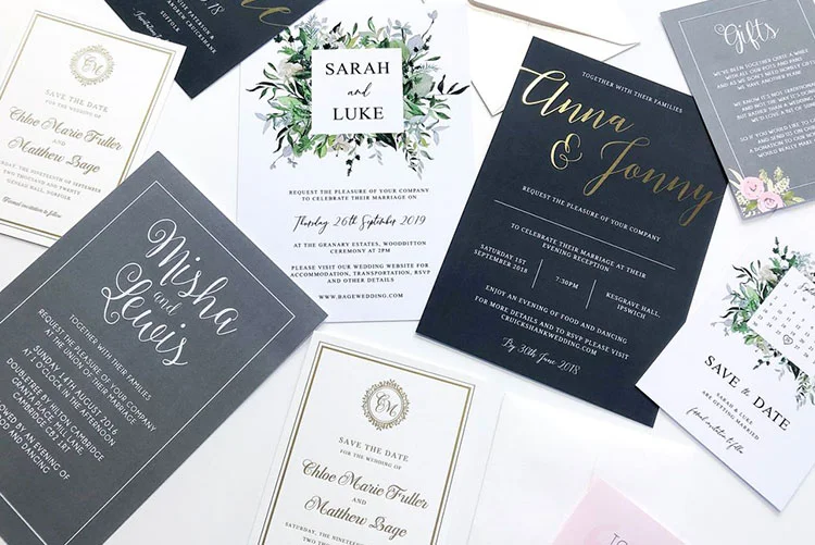 All images courtesy of The Luxe Paper Co.