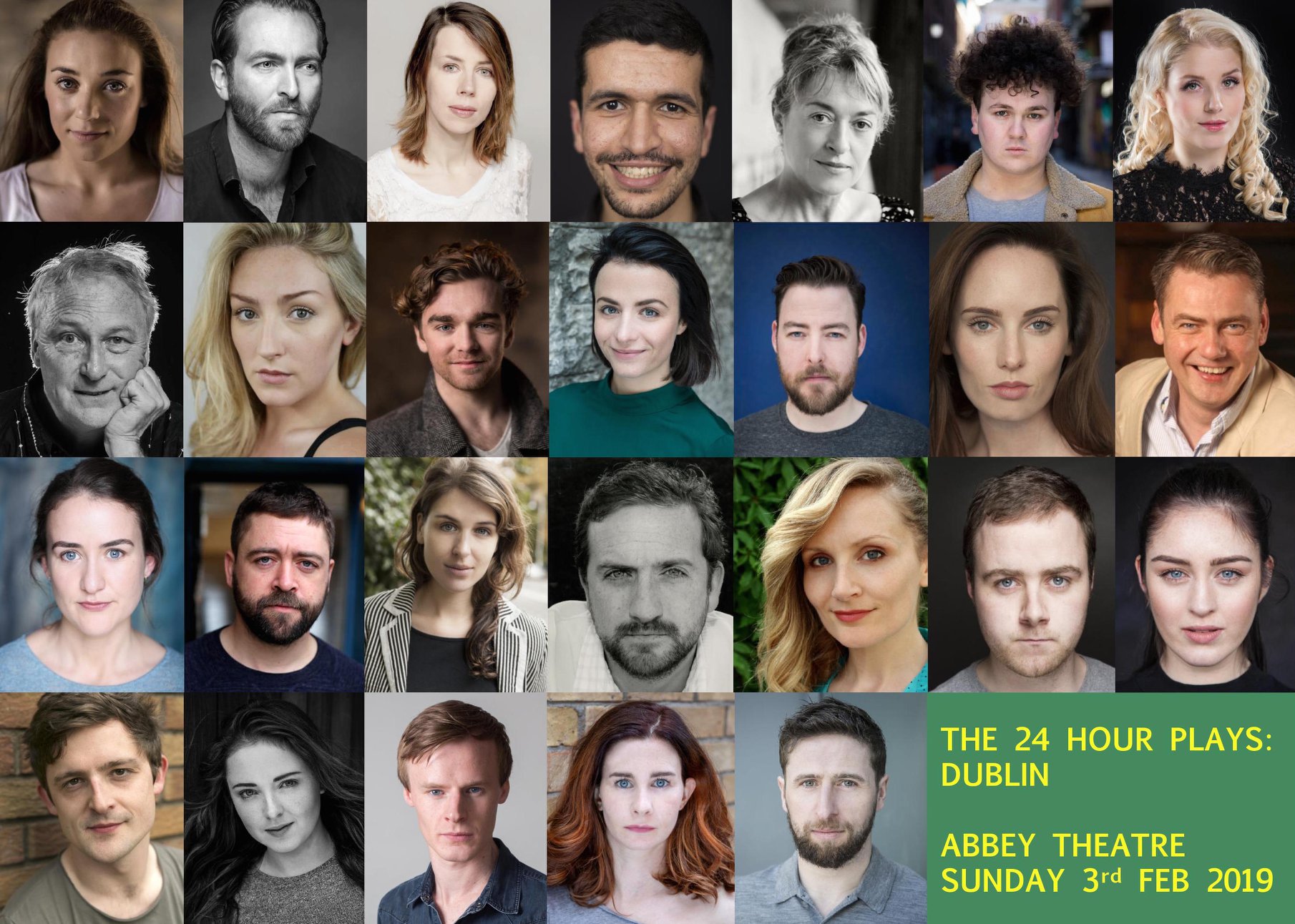Catch Amy Feb 3 as part of The 24 Hour Plays: Dublin, in aid of Dublin Youth Theatre at The Abbey Theatre