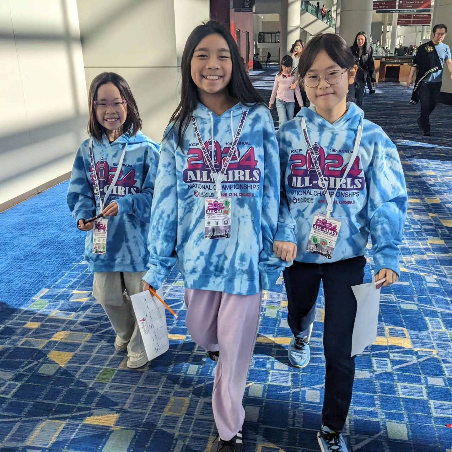 Round 5 ready!! Good luck, ladies! 👑

#chicago #allgirls #national #chess #championship