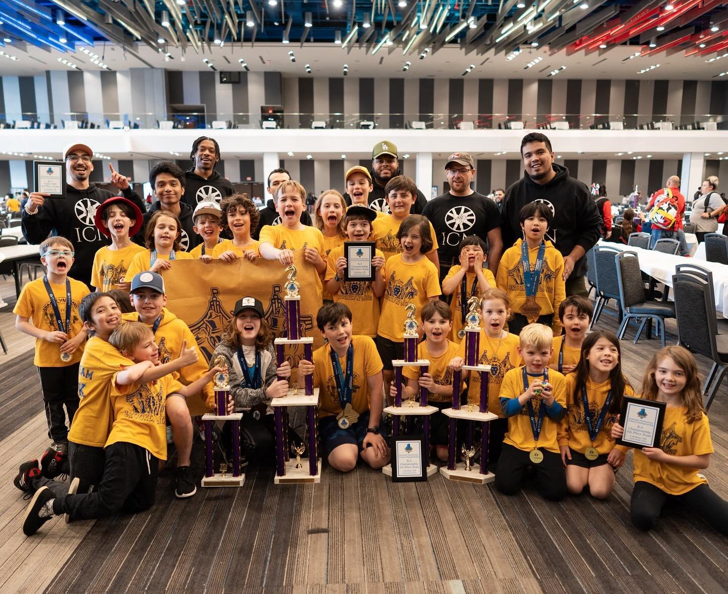 Congratulations to our PS 130 Brooklyn Lions for their amazing performance at the Elementary Nationals! 🦁

PS 130K wins the K-5 Under 900 section for the third year in a row. They also finished top 5 in the K1 &amp; K3 championship sections, plus a 