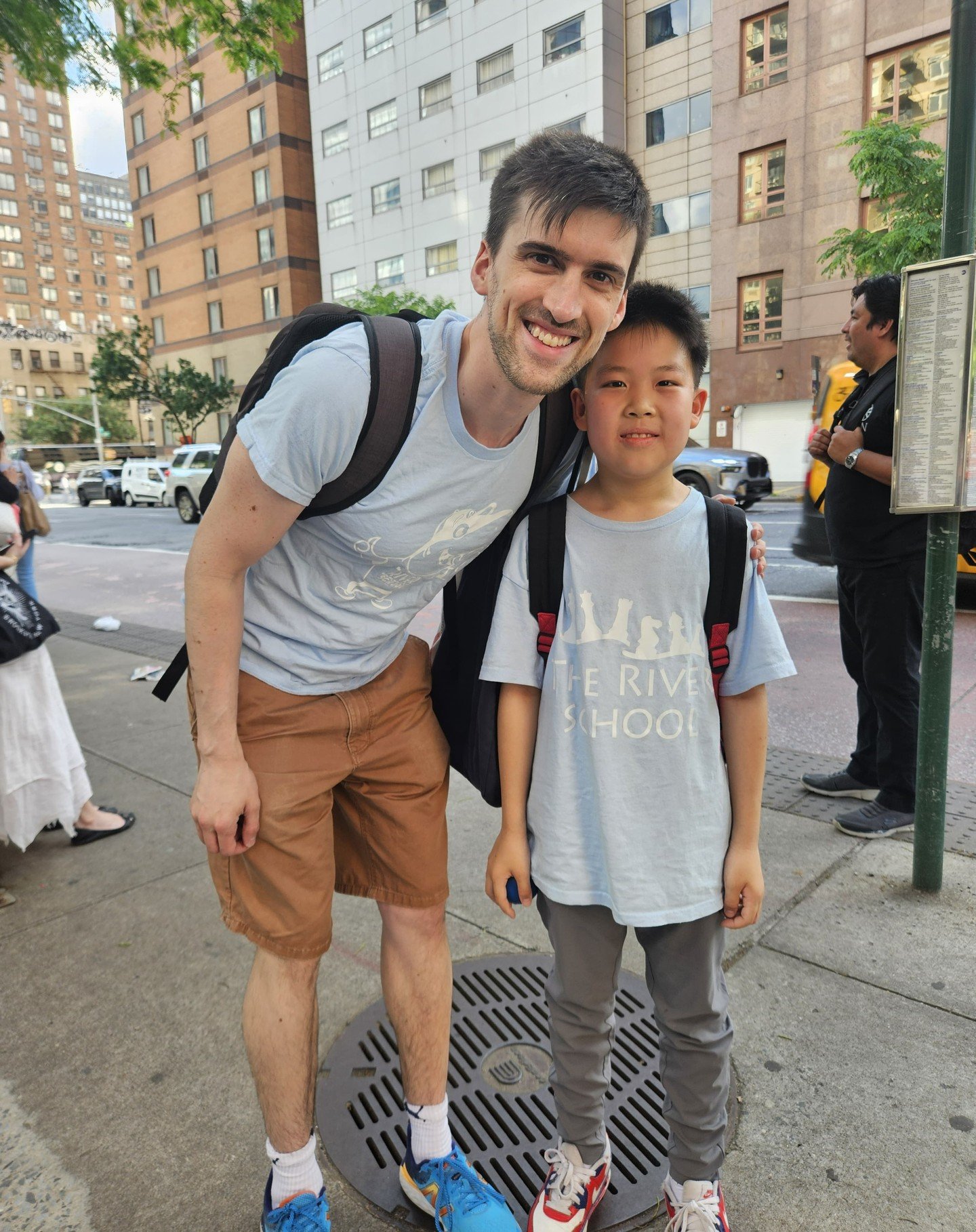 Youting is moving to China soon. He ran up to Coach Logan at the bus stop to grab a photo and to say thank you for the memories this year. He joined the chess program for the first in the Spring semester, and after struggling through several rough to