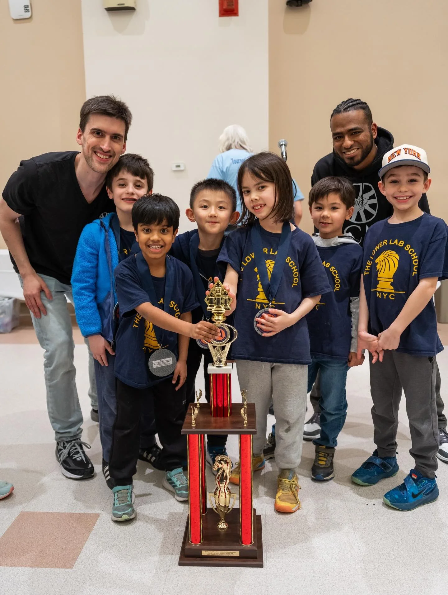 The Lower Lab Lions are the K-3 New York State Primary Chess Champions!