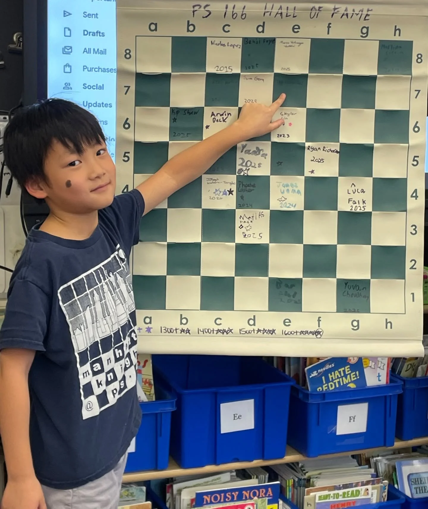 Congratulations to Jae from PS 166, who added his name to the Hall of Fame board for breaking 1000! Jae will join his fellow 2nd grade teammates to compete in the Primary K-3 Championship at States this weekend!

#1000plususcf