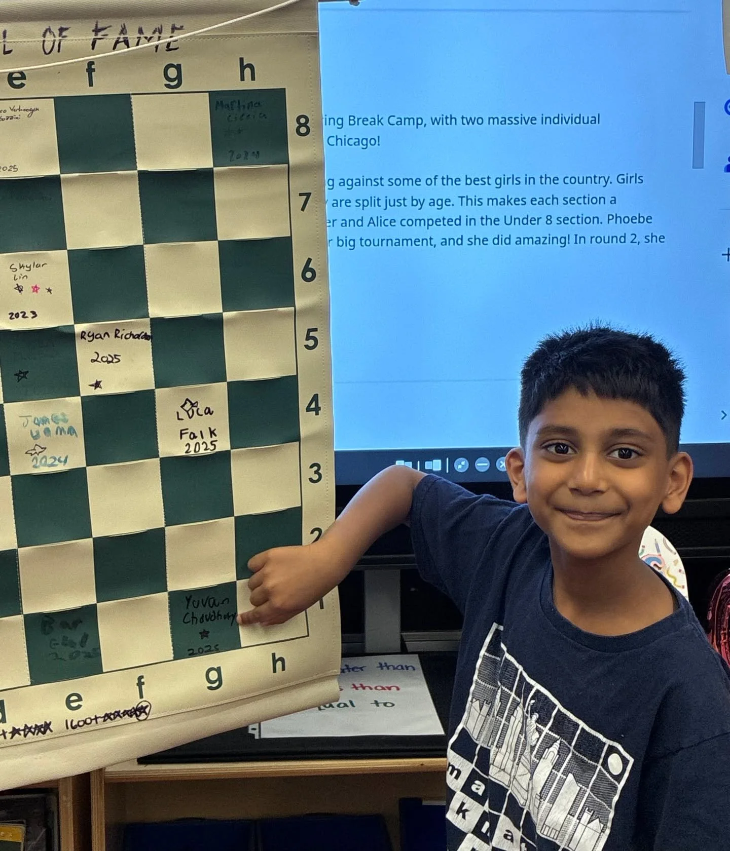 Congratulations to Yuvan from PS 166 for breaking 1200 in 1st grade! Yuvan will represent the Manhattan Knights at Elementary School Nationals in May! He will be a force in the K-1 championship section.

#1200plususcf