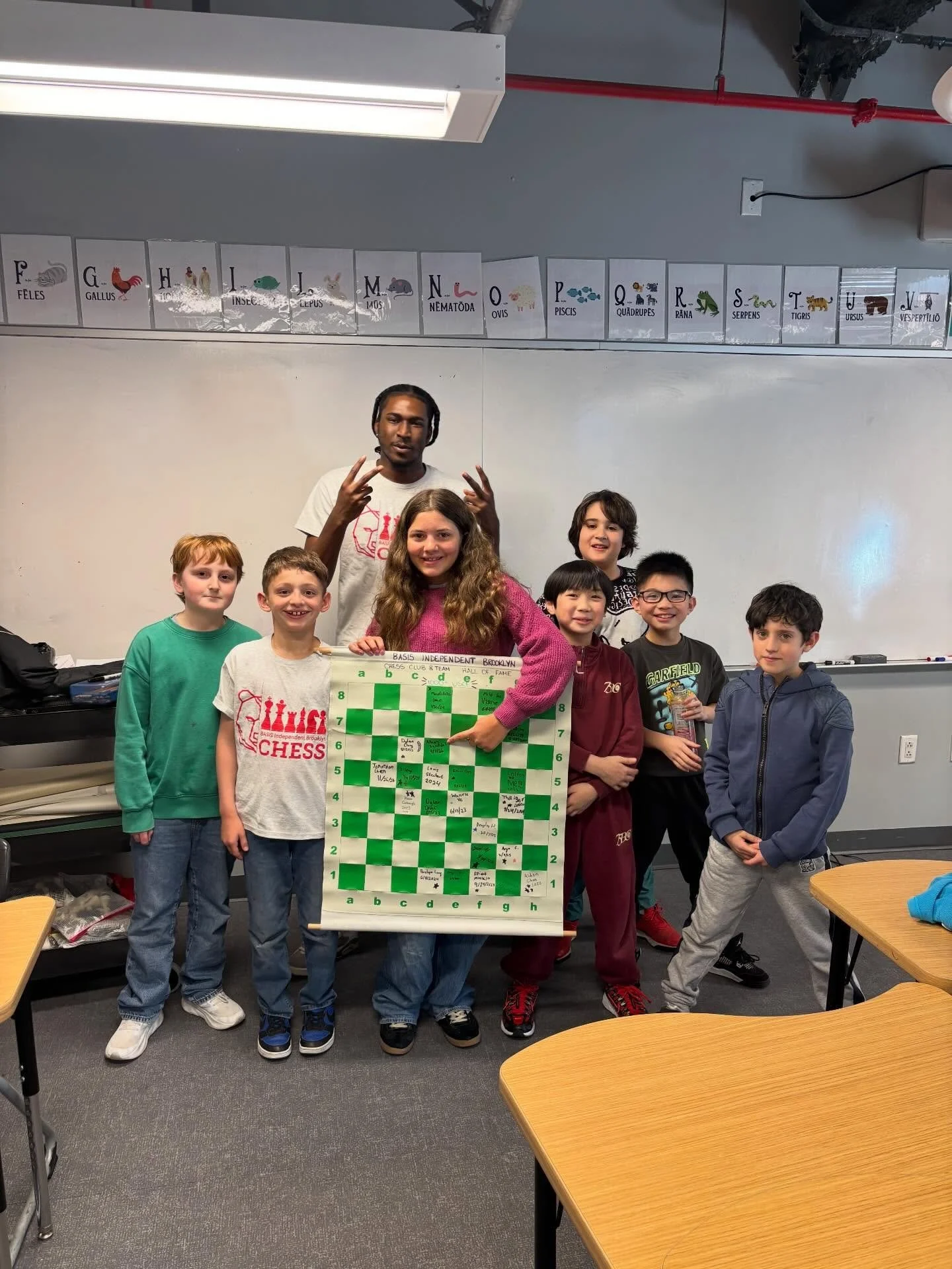 Join us as we congratulate fellow BASIS Bear, Allegra Garofalo, for surpassing 1000+ USCF to sign the BASIS Hall of Fame!!! #1000plususcf #basishalloffame