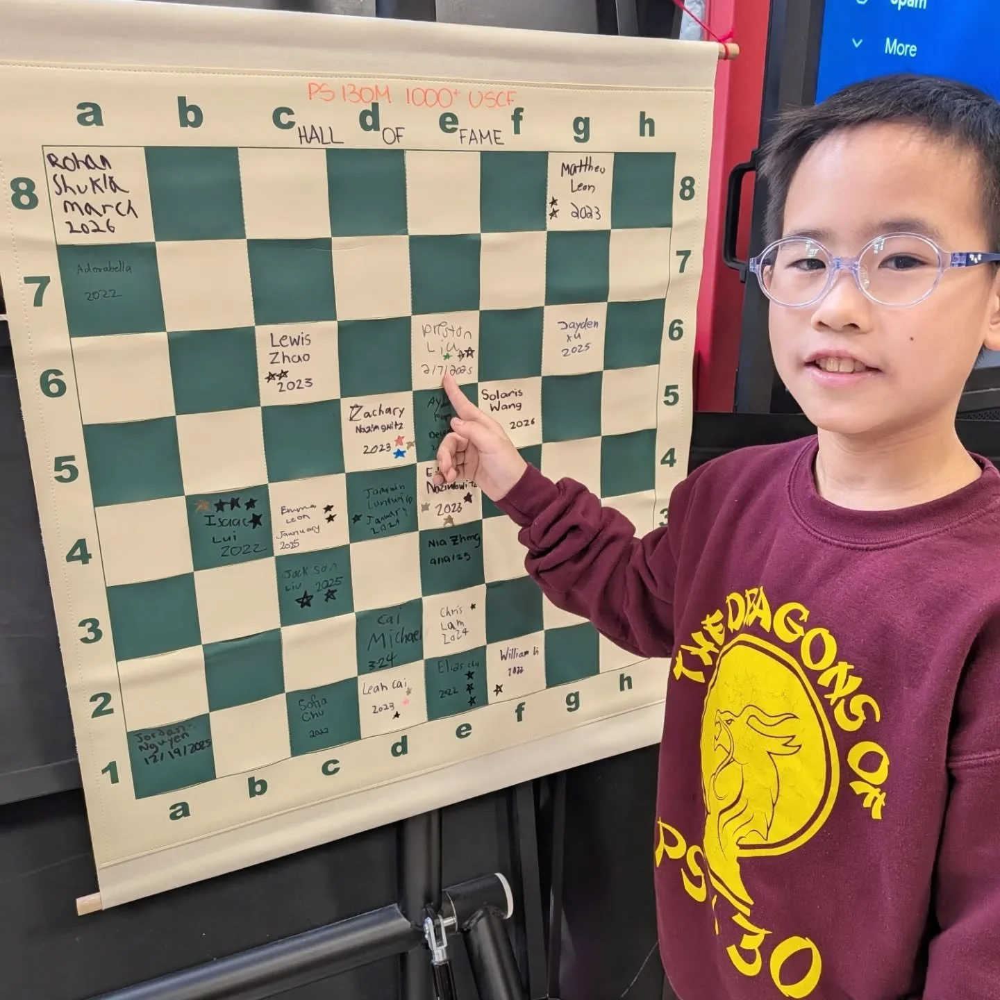 Congratulations Preston! We recognized his achievement of 1400+ just last week, and after just one weekend, he's now 1612! 💪 Championship ready for Elementary Baltimore! ⭐⭐⭐

#1600plususcf #1400plususcf #1200plususcf #1000plususcf
