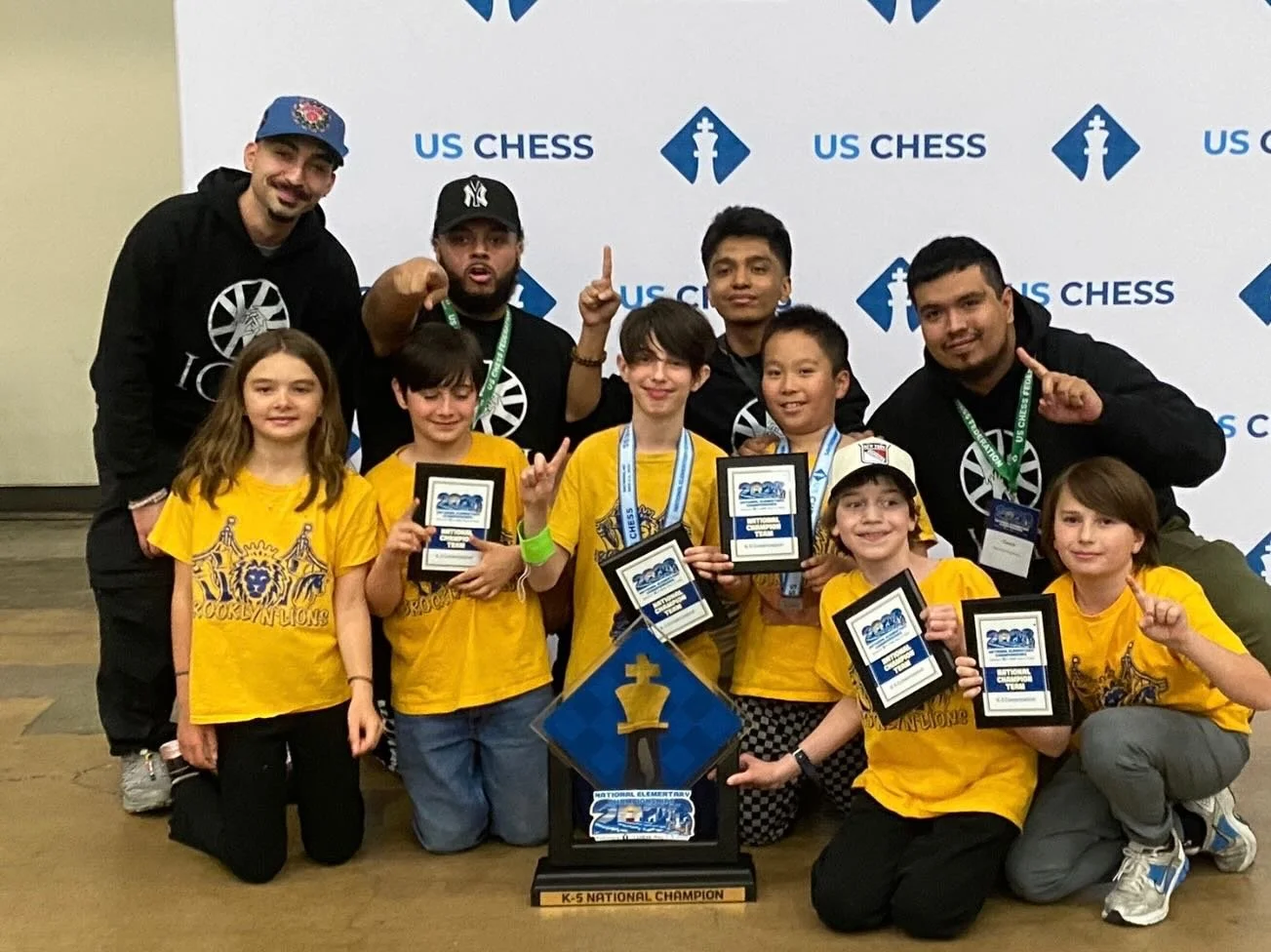 History! PS 130 Brooklyn wins the K-5 Elementary National Championship 🏆🦁 This team has been one in the making for the last 5 years. Through grit and determination, the Lions are bringing a national title back to Brooklyn! 

@ps130pta