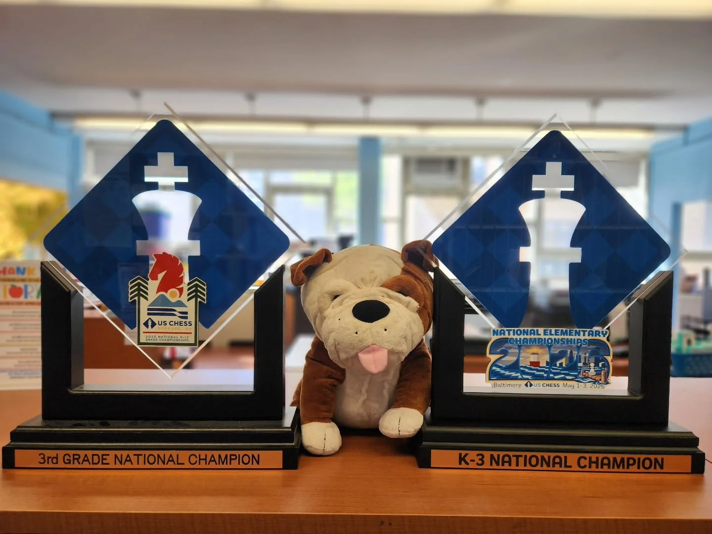 PS 198 has had itself a heck of a year with two National Championships (3rd Grade in Spokane, K-3 in Baltimore). It's good to be a Bulldog. 😀