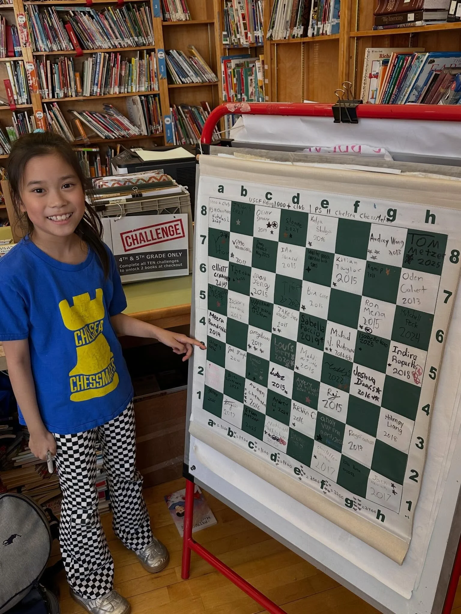 Join me in congratulating Chloe on breaking 1000 USCF this past weekend as she led her team in winning the K3 u1000 section at Nationals! #ps11chess #1000plususcf #chelseachessmates #legendsoftomorrow #halloffame @chelseachessmates
