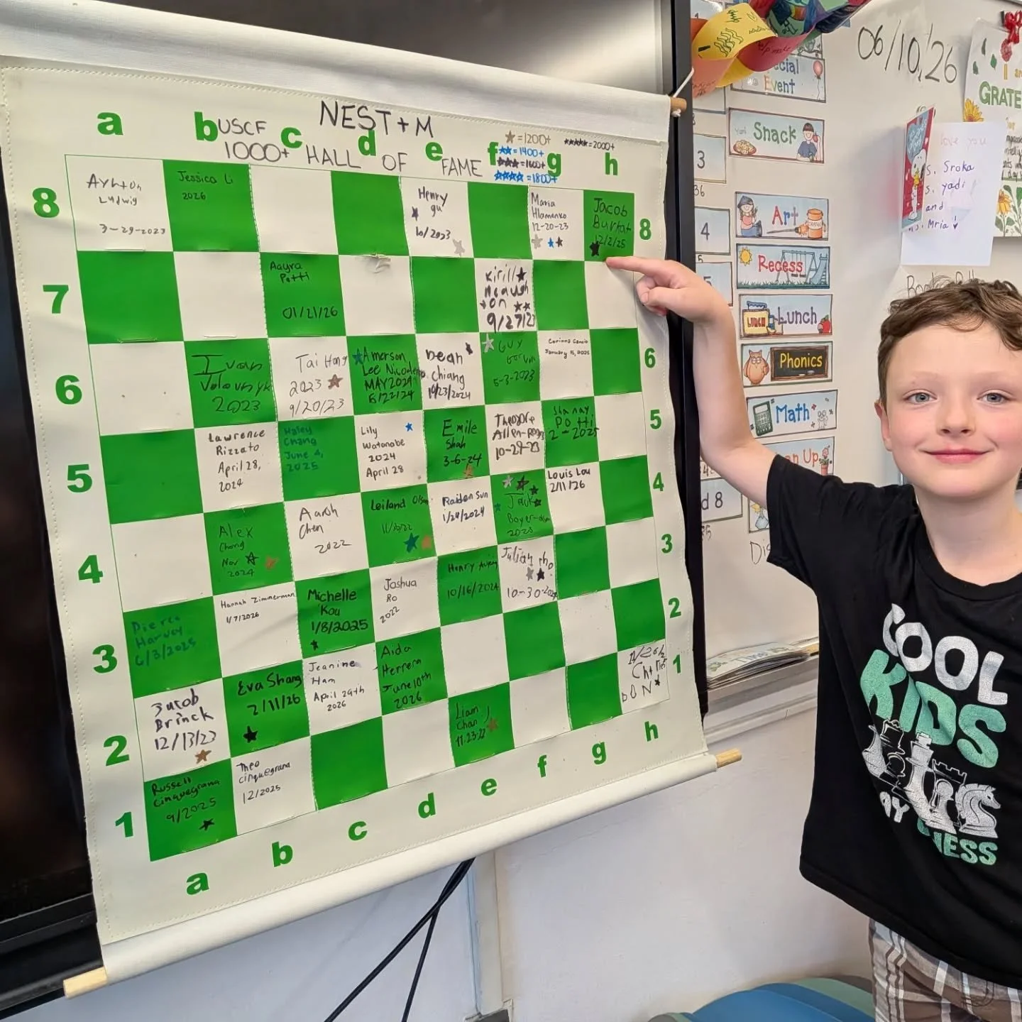 Congratulations Jacob on achieving 1200+ rating, finishing tenth at the recent team tournament! ⭐ His first of many stars to come 💪

#1200plususcf #1000plususcf