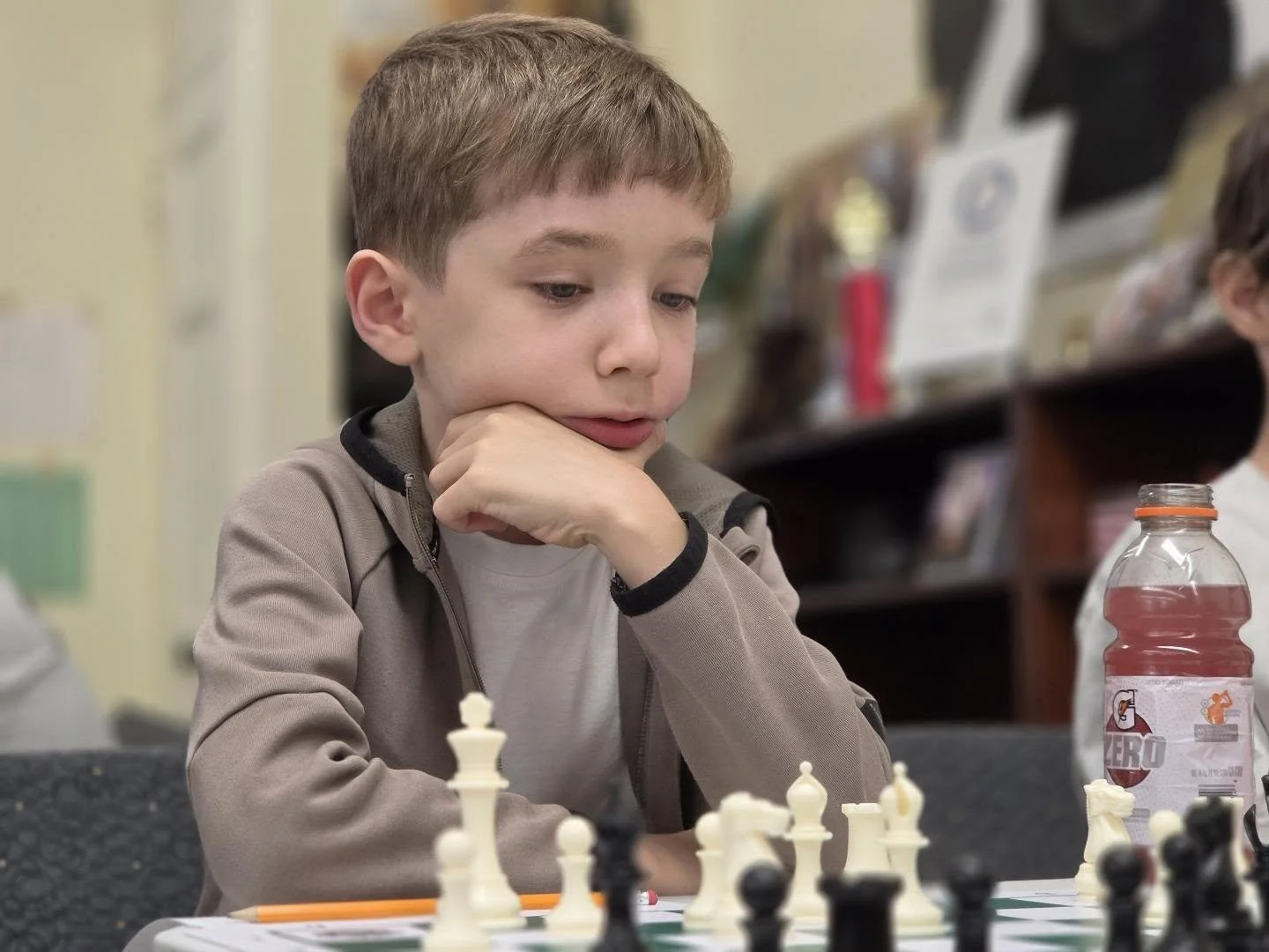 PS 198 superstar Max is LEADING the US Open K3 section through 5 rounds after defeating the top seed in round 5. Go Max!!!