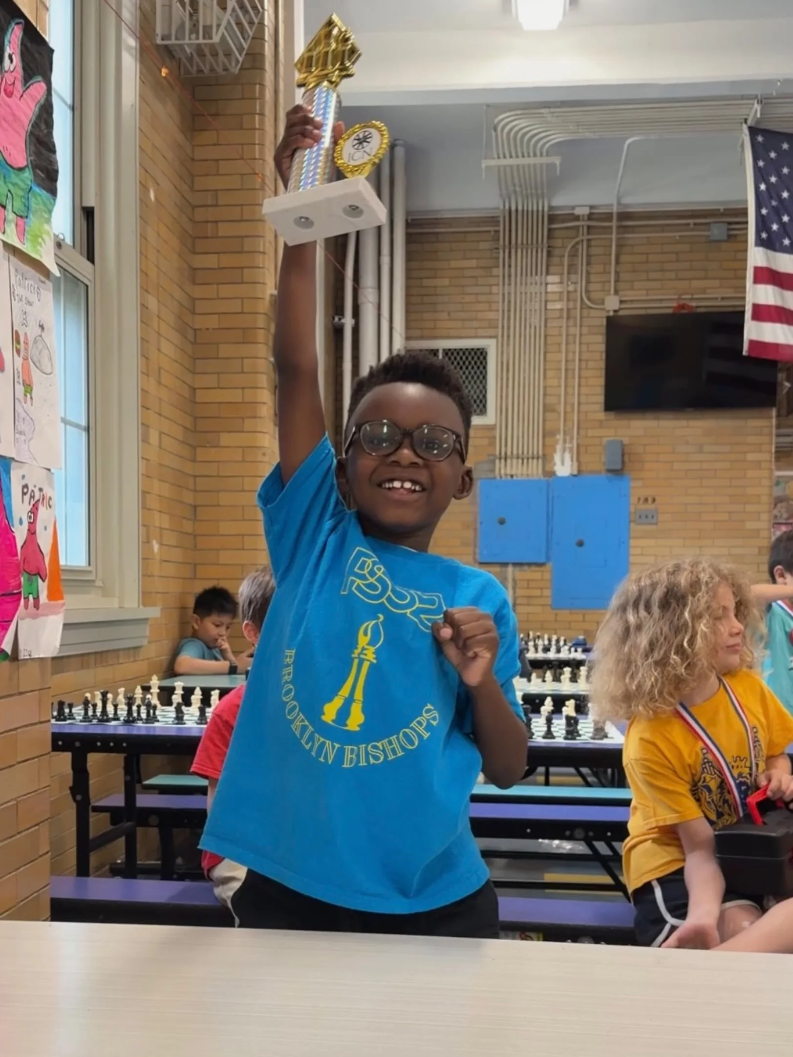 Congratulations to PS32 Levi for breaking 1000 USCF at Brooklyn Summer Camp! #1000plususcf