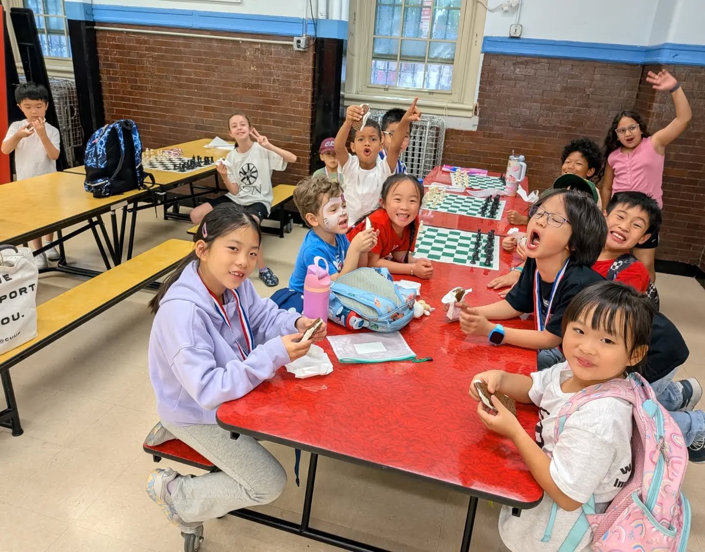 Ice cream to wrap up our last day downtown! Chess continues next week in Brooklyn, Manhattan midtown, uptown, and St Luke's (1200+ USCF rated), until September 9th.